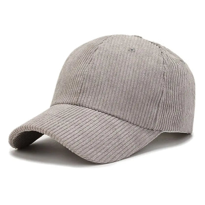 Unisex corduroy baseballpet, verstelbare zonnehoed, hiphop-pet voor heren