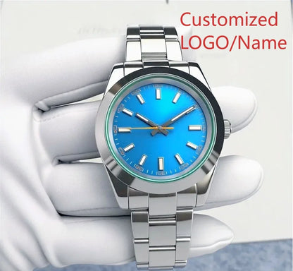 A989 Store Customized Watch Men's WomenAutomatic Mechanical Watch 36mm 40mm 904L Stainless Steel Black Blue