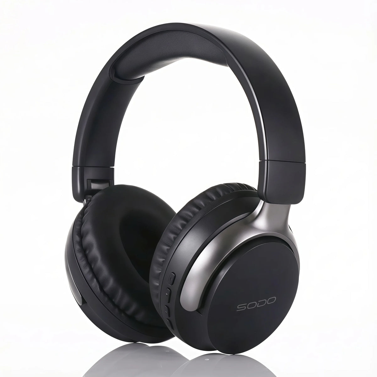 SODO SD1103 casque sans fil Bluetooth 5.3 sur l'oreille, autonomie de 48 heures de lecture stéréo HiFi, casque de sport pliable avec prise en charge TF/AUX
