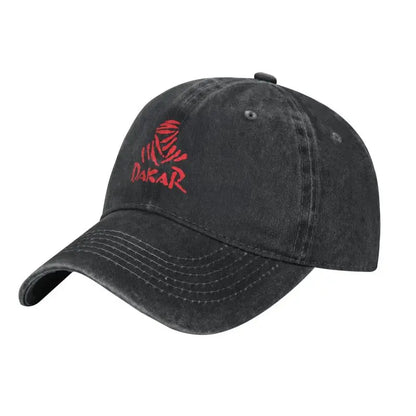 Casquettes de baseball vintage de course tout-terrain « D-Dakares Rally », style unisexe, effet vieilli, lavées, casquettes de soleil, de voyage, souples et non structurées