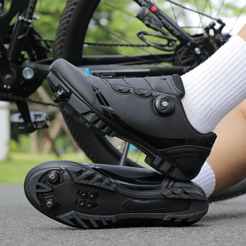 Men's Mountain Bike Shoes MTB,Breathable,Non-Slip,High Hardness,Suitable For Outdoor Road Racing,Mountain Off-Road Riding 37-46
