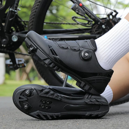 Men's Mountain Bike Shoes MTB,Breathable,Non-Slip,High Hardness,Suitable For Outdoor Road Racing,Mountain Off-Road Riding 37-46
