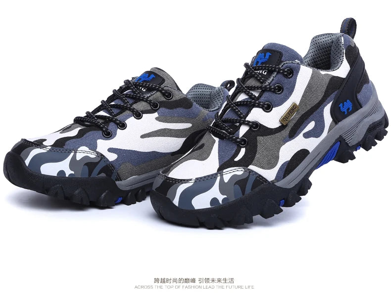 Casual Shoes Men Summer Outdoor Sneakers Women Footwear Trainer Waterproof Camouflage Army Shoe Male Military Shoes Tenis Jeans