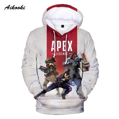 Personality 3D Printed Game Apex Legends Hoodies Sweatshirts Men Women High Quality Hoody Game Long Sleeve Plus Size Hoodies