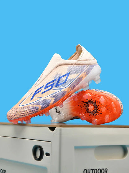 Chaussures de football professionnelles originales pour hommes, résistantes au gazon, chaussures de football décontractées de haute qualité pour hommes, chaussures de football pour entraînement rapide