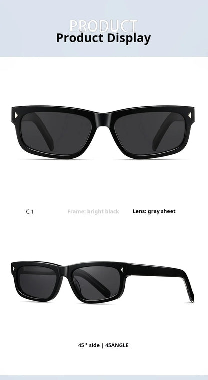 TFTB Fashion Trend Polarized Men's and Women's Sunglasses High quality Acetate Retro Square UV Protection Driving Glasses S32241