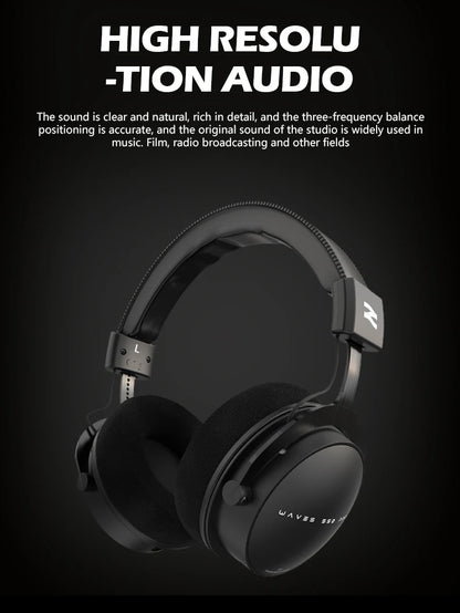 TALOMEN W550x Studio-Kopfhörer – Professionelle kabelgebundene Over-Ear-DJ-Monitor-Kopfhörer mit 50mm Treibern und abnehmbarem Kabel