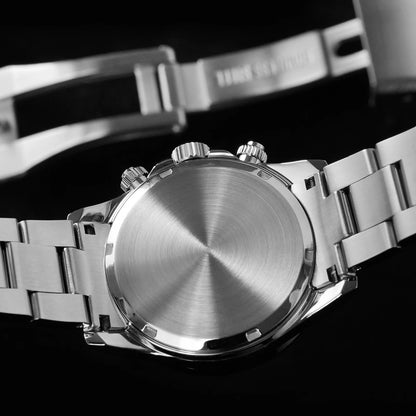 Watchdives WD16500 V2 Men Watch VK63 Quartz Movement Chronograph Wristwatch Stainless Steel Sapphire Crystal Luminous Watches
