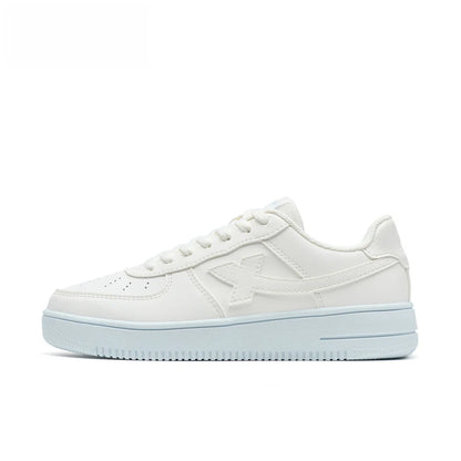 Xtep White Sneakers Women 2026 Spring Couples Versatile Trendy Casual Thick-soled Heightening Sports Shoes 874118319851