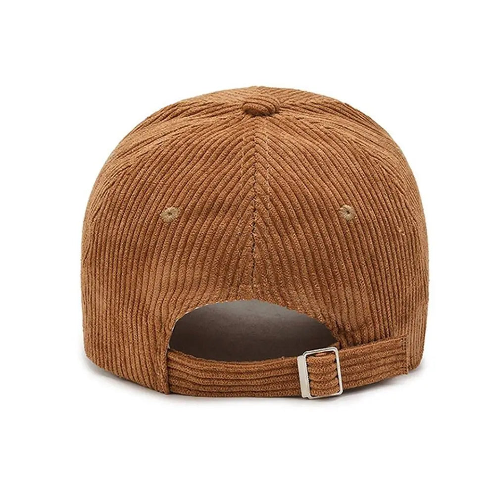 Unisex corduroy baseballpet, verstelbare zonnehoed, hiphop-pet voor heren