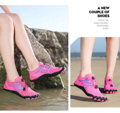 EOCENE Barfuß-Outdoor-Sportschuhe für Herren und Damen, schnell trocknende Aqua-Schuhe für Strand, Schwimmen, Fitness, Waten, Wandern und Radfahren