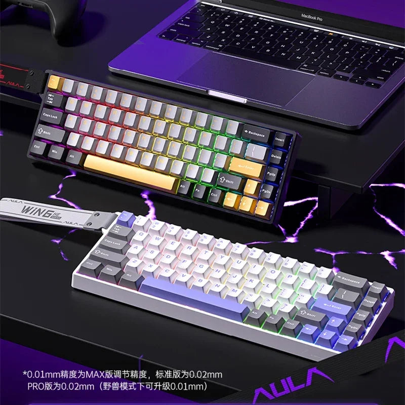 Aula Win60He Tastatur mit Magnetschaltern, kabelgebunden, Win 60 HE mechanische Tastatur für E-Sports-Gamer, Win68 Tastaturen, Custom Win60 He Geschenke