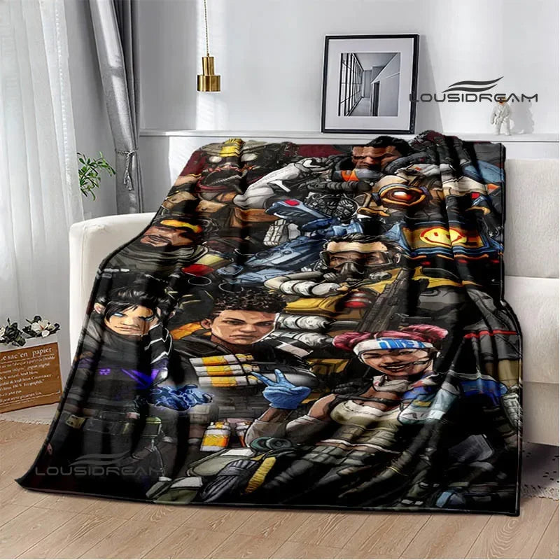 3D Games Apex Legends Printed Blankets Fashion Warm Blanket Soft And Comfortable Blanket Home Travel Blanket Birthday Gift