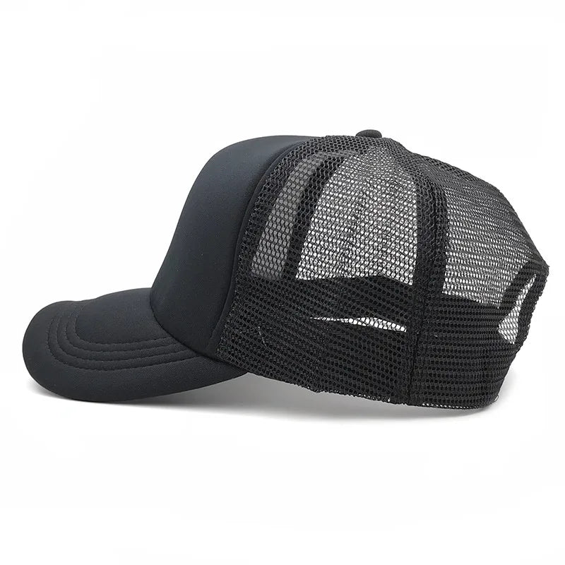 SpongeBobs Baseball Cap Kids Adult Kawaii Expression Sun Hat Summer Breathable Mesh Sunbonnet Outdoor Sports Headgear Gift New