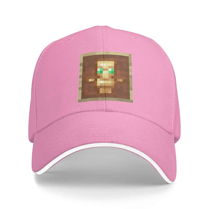 Totem Of Undying Game baseballkasketter Hip Hop Pixel Art guld-sandwichkasketter til mænd og kvinder, justerbart hovedbeklædning til udendørs brug