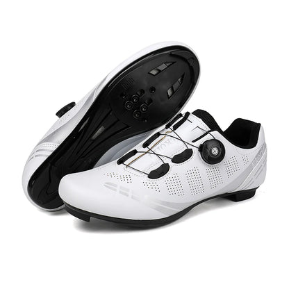 Men Cycling Shoes Road Bikes Women Racing Competition Self-Locking Speed Cycling Sports Shoes Women Spd Cleats Cycling Shoes
