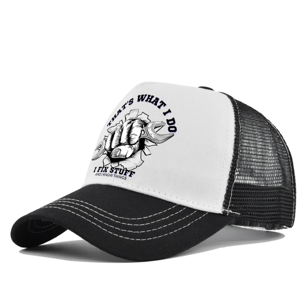 Gorra de béisbol de moda para primavera-verano, de malla estampada y transpirable, con logotipo personalizado para hombres, mujeres y parejas; gorra con visera, casquette.