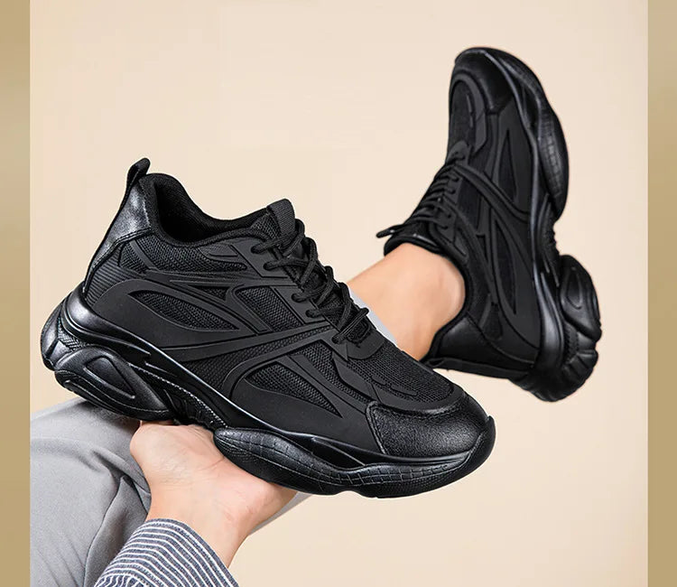Nouvelles chaussures rehaussantes pour hommes, augmentation invisible de la taille de 10 cm, respirantes, augmentation de la taille de 8 cm, chaussures de sport en maille
