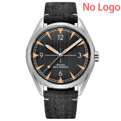 CORGEUT NH35/MIYOTA 8215 Watches Man Cattle Belt Automatic Mechanical Sapphire Glass Watches Fashion Casual Sports Watches