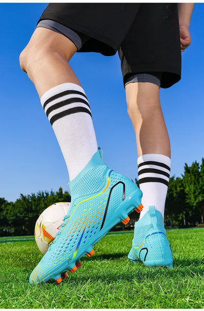 Nuevas zapatillas de fútbol para hombre, oferta destacada, botas de fútbol de alta calidad para mujer y unisex, botas de fútbol sala ultraligeras profesionales TF/FG