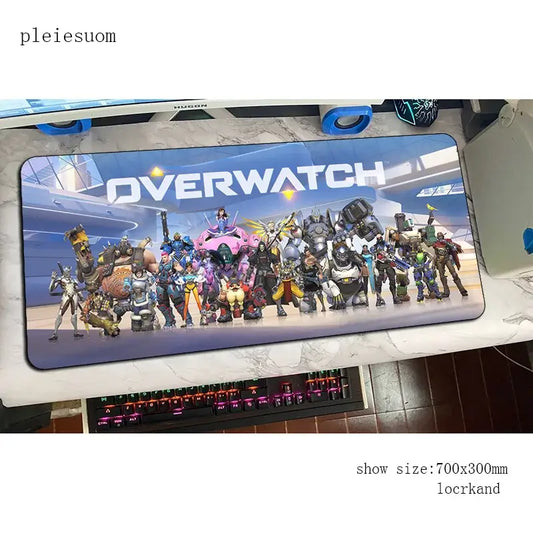 Overwatch podloga za miš s HD printom, gaming podloga za miš, igra, 900x400x3mm, podloga za miš za gamere, računalni stol, najpovoljnija podloga, notebook mousemat, PC
