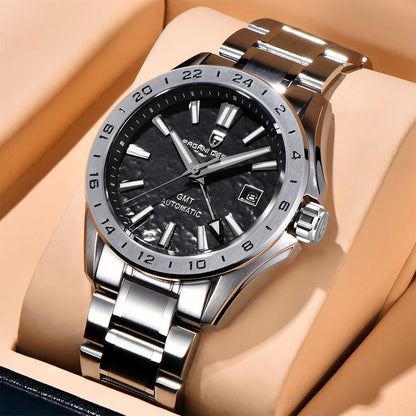 PAGANI DESIGN New GMT Men's Mechanical Watches 100M Waterproof Clock Sapphire Glass Automatic Men Watch PD-1792 Relogio Masculino