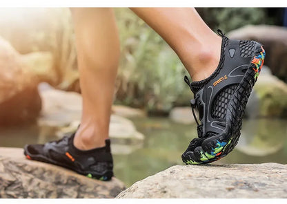 Men Wading Shoes Barefoot Beach Shoes Non-Slip And Wear-Resistant Swimming Upstream Shoes Women Outdoor Water Sports Shoes