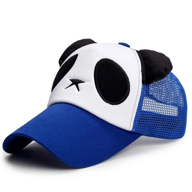 Søde sommer-baseballkasketter med panda-motiv til mænd og kvinder – bomulds-hiphop-snapback-kasketter med solbeskyttelse til drenge og piger – udendørs gorras – dropshipping