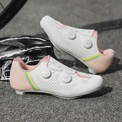 Road Cycling Shoes Flats Cleats Shoes Speed Cycling Sneaker Man Bike Shoes Women Self-Locking Non-slip Mountain Bicycle shoe spd