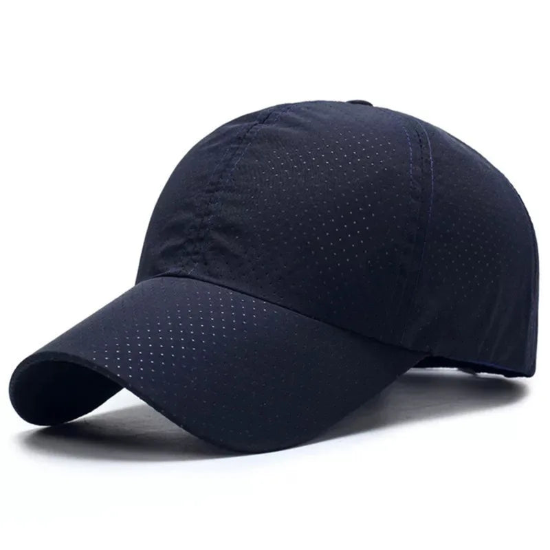 Dry Quickly Sun Cap Woman Outdoors Casual Sport Hat Men Big Size Baseball Cap 60-65cm Adjustable Sun Visor Cap Peaked Cap