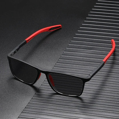 Men Women's Sports Sunglasses Square TR90 Frame Sun Glasses Eyewear Vintage Flexible Riding Goggle Shades Eyeglasses UV400