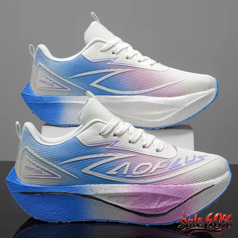 2026 Air Cushion Jogging Running Shoes Carbon Plate Marathon Men's Sports Breathable Lightweight Women's Non-Slip Sneakers