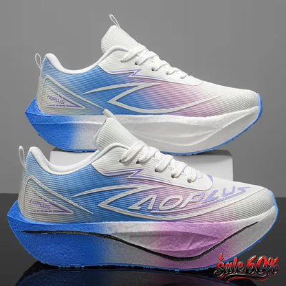 2026 Air Cushion Jogging Running Shoes Carbon Plate Marathon Men's Sports Breathable Lightweight Women's Non-Slip Sneakers