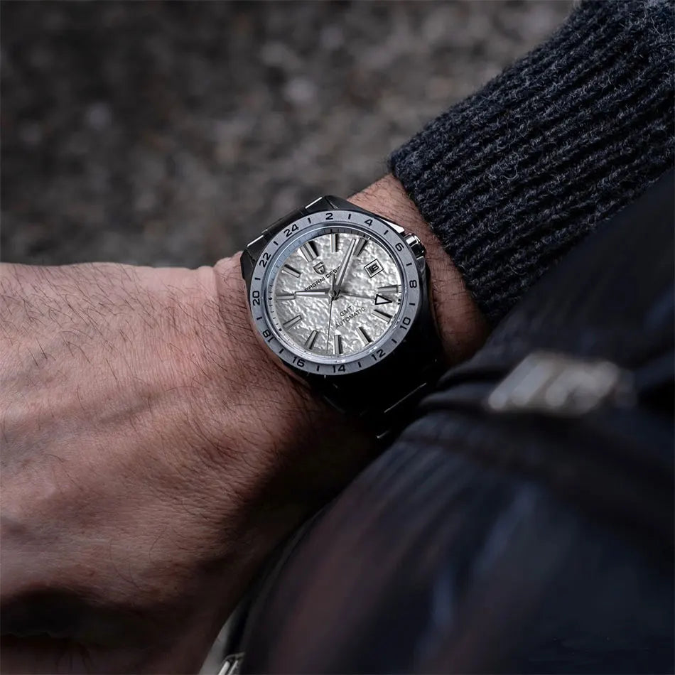 PAGANI DESIGN New GMT Men's Mechanical Watches 100M Waterproof Clock Sapphire Glass Automatic Men Watch PD-1792 Relogio Masculino
