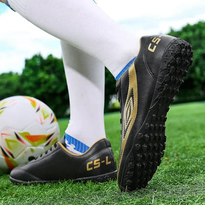 New Men’s Football Boots Grass Cleats Soccer Shoes Match Adult Indoor Ultralight Non-Slip Boys Futsal Sport Turf Comfortable