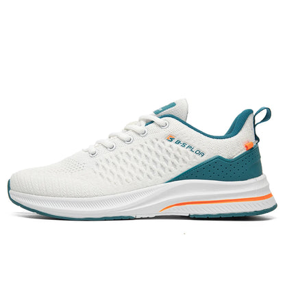 Scarpe da running leggere Baasploa da uomo, confortevoli sneaker casual da uomo in mesh di design, con lacci, per sport all’aperto e tennis