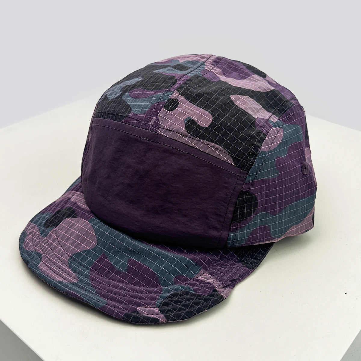 Unisexové kšiltovky CAMO s rychleschnoucí výšivkou písmen, sluneční kšiltovky s barevnými bloky, prodyšné osobní kšiltovky s šikmým kšiltem, univerzální kšiltovky