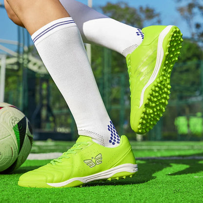 Nouvelles chaussures de football pour hommes, crampons de match, bottes de football TF/FG, baskets unisexes ultralégères pour gazon, vente chaude, haute qualité, professionnelles