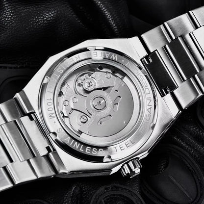 PAGANI DESIGN 8215 Men's Automatic Mechanical Watch 40MM Sapphire Stainless Steel Waterproof 10Bar Luminous C3 Reloj Hombre