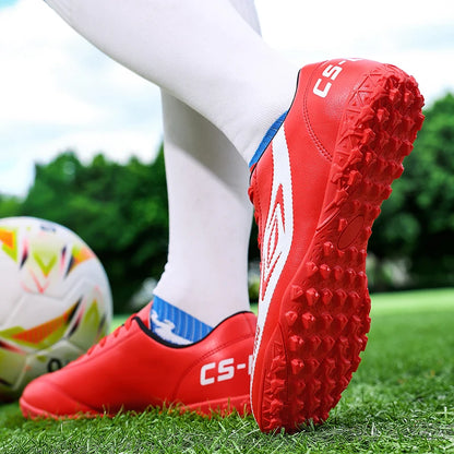 New Men’s Football Boots Grass Cleats Soccer Shoes Match Adult Indoor Ultralight Non-Slip Boys Futsal Sport Turf Comfortable