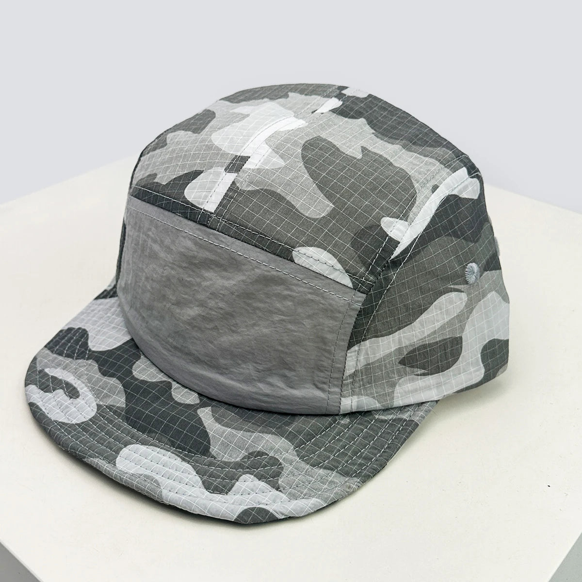 Unisexové kšiltovky CAMO s rychleschnoucí výšivkou písmen, sluneční kšiltovky s barevnými bloky, prodyšné osobní kšiltovky s šikmým kšiltem, univerzální kšiltovky