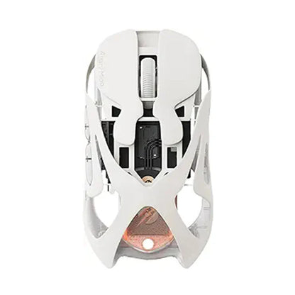 Angry Miao Infinity Gaming Wireless Mouse Metal Ultralight Hollow Hot-Swappable PAW3950 Dual 8K Wired Tri-Mode