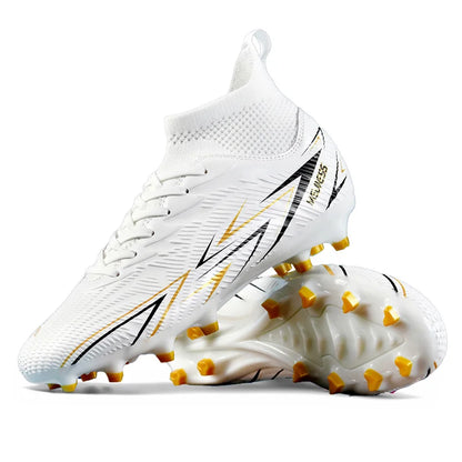Bottes de Football professionnelles pour hommes, chaussures de Football pour adultes, baskets de sport de plein air, crampons de Football ultralégers, entraînement