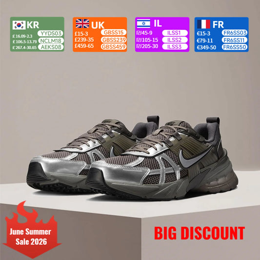 Nike V2K Run Retro Running Shoes Comfortable cushioning and durable construction Unisex everyday casual style HQ1678-200