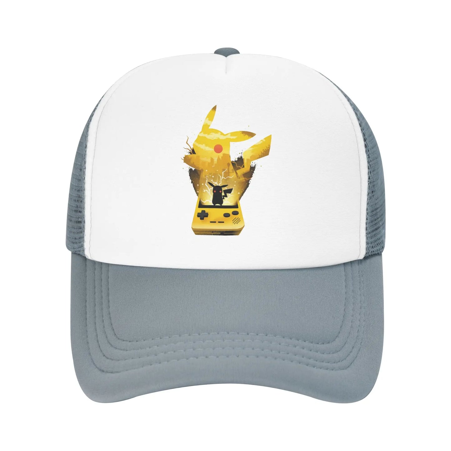 Pokemon Trucker Hats Adult Hip-Hop  Hats Trucker Hat Trucker Cap Adjustable Polyester Mesh Baseball Caps Summer
