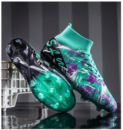 Chaussures de football professionnelles pour hommes, crampons de football FG ultralégers, baskets d'entraînement de football, chaussures de sport d'extérieur