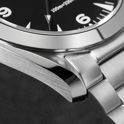 Watchdives WD0006 V2 Watch VH31 Sweep Second Quartz Movement Sapphire Luminous Stainless Steel Watches Waterproof 38mm Watch