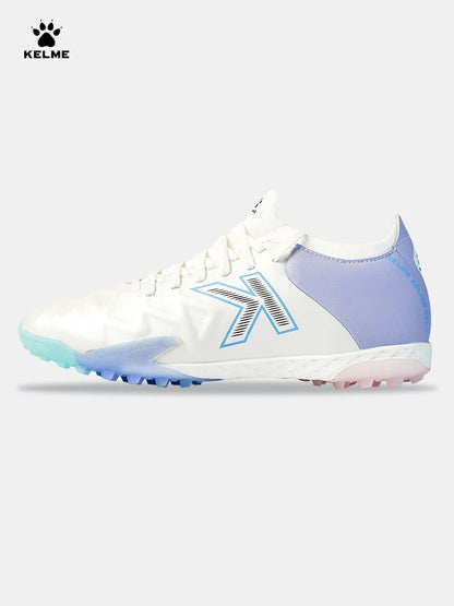 Παπούτσια ποδοσφαίρου Kelme Men Training TF Broken Nails για τεχνητό χλοοτάπητα, αντιολισθητικά ποδοσφαιρικά παπούτσια για νέους, παπούτσια αγώνα από δέρμα μόσχου