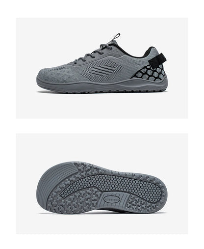 HOBIBEAR Knit Barefoot Shoes Unisex Zero Drop Wide Toe Sneaker Minimalist Breathable Causal Walking Shoes