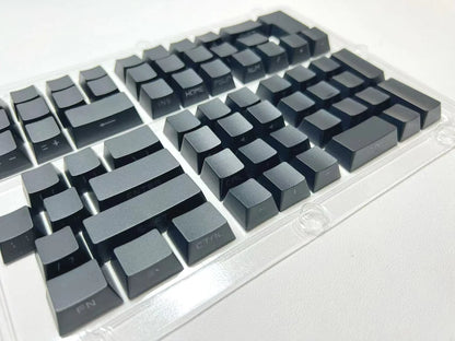 131 Tasten seitlich gravierte, hintergrundbeleuchtete Keycaps für mechanische Tastaturen mit Cherry MX Switches, OEM-Profil, ABS-Keycaps, individuelle Tastenkappen für DIY